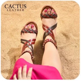 تصویر صندل چرم کاکتوس آسو aso - ۳۶ Cactus leather aso