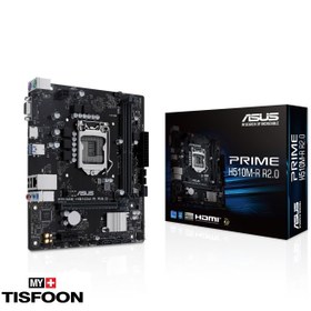 تصویر مادربرد ایسوس PRIME H510M-R R2.0-SI Asus Prime H510M-R R2.0-SI LGA1200 m-ATX Motherboard