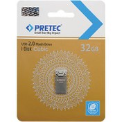 تصویر فلش مموری USB 2.0 پرتک مدل i-disk Cubic ظرفیت 32 گیگابایت 