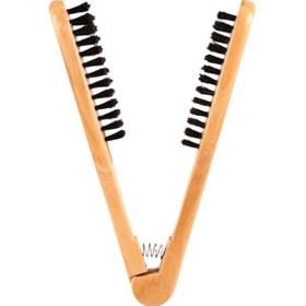 تصویر برس کراتین مو مدل چوبی کد K23IX ا Keratin hair brush, wooden model, code K23IX Keratin hair brush, wooden model, code K23IX