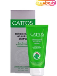 تصویر شامپو تقویت کننده و ضد ریزش مناسب موهای چرب 200میل کاتوس Cattos Revitalizing Anti Hair Loss Shampoo For Oily Hair 200ml