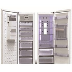 تصویر کالا یخچال-فریزر-دوقلو-الکترواستیل-21مدل-فیوچر Future model 21 electrosteel twin fridge-freezer