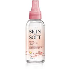 تصویر اسپری تغذیه و مرطوب کننده پوست Avon Skin So Soft Silky Moisture آون 150 میل 