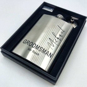 تصویر قمقمه جیبی استیل 