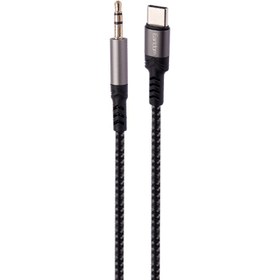 تصویر کابل تبدیل تایپ سی به جک 3.5mm ارلدام مدل ET-AUX38 Earldom ET-AUX38 AUX Audio Cable To Type-C 1m