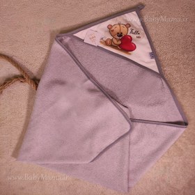 تصویر حوله دوتیکه چاپی حیوانات 