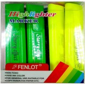 تصویر ماژیک هایلایتر فسفری فنلوت بسته 12 عددی 