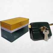 تصویر قفل حیاطی میلاک کلید کامپیوتری با مقابل 