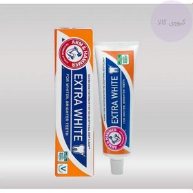 تصویر خمیر دندان سفید کننده قوی آرم اند هامر Arm & Hammer مدل Extra White 