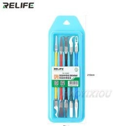 تصویر دسته تیغ چسبی ریلایف مدل RELIFE RL-049B RELIFE RL-049B CPU glue removal Crowbar set