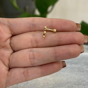 تصویر پیرسینگ گوش مار 