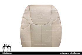 تصویر روکش صندلی ام جی ۳۶۰ MG چرم رنگ مشکی کرم 