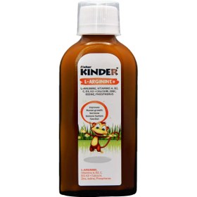 تصویر شربت ال آرژنین پلاس حجم 200 میلی لیتر فیشر کیندر Fisher Kinder L Arginine Plus Syrup 200 ml