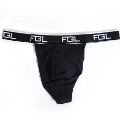 تصویر شورت مردانه لامبادا اورجینال FGL بیکینی فانتزی مشکی کش پهن 