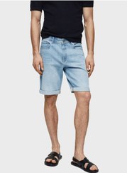 تصویر شلوارک بارمدا مدل اسلیم فیت کژوال برند mango man Casual Slim Fit Barmuda Shorts