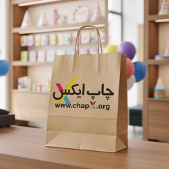 تصویر ساک دستی کرافت ، ارتفاع 33 عرض 23 عطف 10 