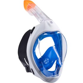 تصویر ماسک و فین غواصی سوبا - دکتلون Subea Adult Underwater Exploration Mask Set - Blue - Easybreath 500 