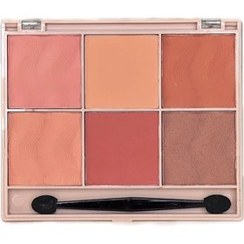 تصویر Buy Pink Key 6 color blush palette - Pink Key, various and durable colors for professional makeup | Glamonashop 