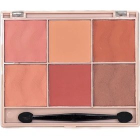 تصویر Buy Pink Key 6 color blush palette - Pink Key, various and durable colors for professional makeup | Glamonashop 