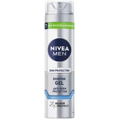 تصویر ژل اصلاح سيلور پروتکت نیوا NIVEA MEN SILVER PROTECT SHAVING