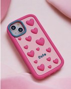 تصویر گارد قلبی عروسکی سیلیکون اورجینال آیفون و اندروید - IPHONE 13 Cover love original iphone and Android