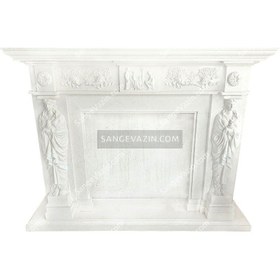 تصویر شومینه سنگی آسا 