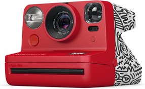 تصویر دوربین چاپ فوری برند Polaroid مدل Polaroid Now I-Type (9067) |رنگ قرمز و طرحKeith Haring-ارسال 15 الی 20 روزکاری 