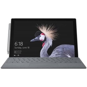 تصویر تبلت مایکروسافت مدل Surface Pro 2017 – F به همراه کیبورد مایکروسافت 