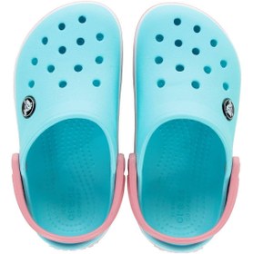 تصویر Crocband Clog K Slint Sandals یخ آبی سفید کراکس Crocs 