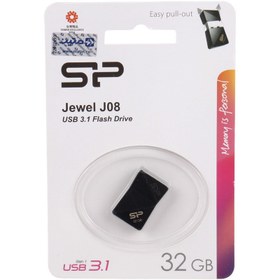 تصویر فلش مموری سیلیکون پاور مدل Jewel J08 USB3.1 ظرفیت 32 گیگابایت Silicon Power Jewel J08 USB3.1 Flash Memory 32GB