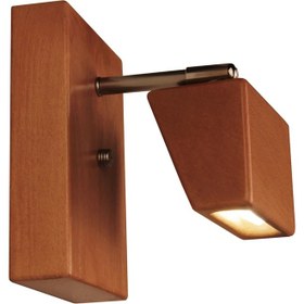 تصویر دیوارکوب مدور چوب راش مسینا U5 Messina Wall lamp U5