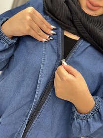 تصویر کت جین ساده 155 