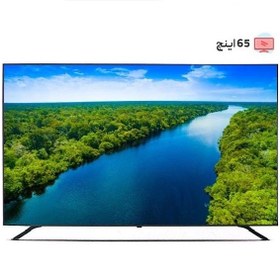 تصویر تلویزیون کیو ال ای دی مکسیدر مدل MX-TV216U FN6510 سایز 65 اینچ 