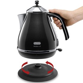 تصویر کتری برقی دلونگی مدل KBOM3001 De'Longhi Icona Metallics KBOM3001 Kettle