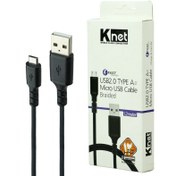 تصویر کابل میکرو یو اس بی فست شارژ K-net K-CUM ا K-net K-CUM02012 1.2m Fast Charging MicroUSB cable K-net K-CUM02012 1.2m Fast Charging MicroUSB cable