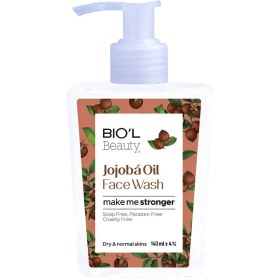 تصویر ژل شستشوی صورت بیول حاوی روغن جوجوبا 140 میلی لیتر Biol face wash gel containing jojoba oil 140ml