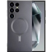 تصویر قاب سامسونگ Q Series مگ سیف - Galaxy S23 Ultra / خاکستری 