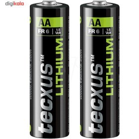 تصویر باتري قلمي تکساس مدل Lithium - بسته 2 عددي ا Tecxus Lithium AA Battery - Pack of 2 Tecxus Lithium AA Battery - Pack of 2