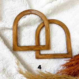 تصویر دسته کیف طرح چوب - 4 