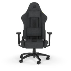 تصویر صندلی گیمینگ کورسیر TC100 RELAXED ا Corsair TC100 RELAXED Fabric Black/Grey Gaming Chair Corsair TC100 RELAXED Fabric Black/Grey Gaming Chair