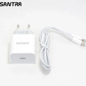 تصویر شارژ و کابل اورجینال و درجه یک اپل آیفون 20 وات برند اکستروم 