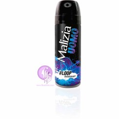 تصویر مالزیا اسپری بدن مردانه مدل Loop حجم 100 میلی لیتر Malizia Loop Deodorant Spray For Men 100ml