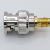 تصویر کانکتور مبدل SMA مادگی به BNC نری مستقیم 