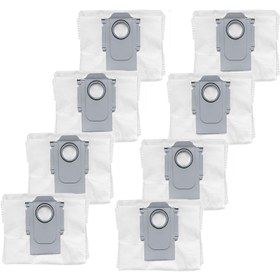 تصویر پاکت جارو رباتیک روبوراک مناسب مدل های 8 Pack Replacement Dust Bags for Roborock S8+/ S8 Pro Ultra/ S7 MaxV Ultra/ S7 Pro Ultra/ Q7+/ Q7 Max+/ Q8 Max+/ Q5 Pro+ Vacuum Bag Accessories ( ارسال 10 الی 15 روز کاری) 