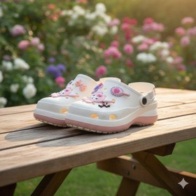 تصویر کراکس زنانه کرومی CHROME صورتی کفی EVA 