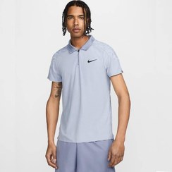 تصویر پلوشرت تنیس مردانه نایک NikeCourt Slam Dri-FIT ADV- آبی روشن 