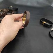 تصویر دستبند چرم طبیعی دست ساز 