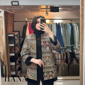 تصویر کت زنانه مجلسی | سنتی مدل ترمه آستردار 