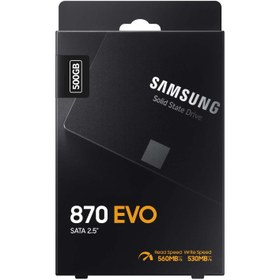 تصویر اس اس دی SSD SAMSUNG 870EVO 500GB STOCK SSD SAMSUNG 870EVO 500GB STOCK