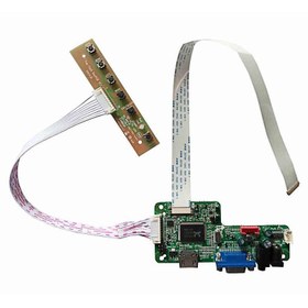 تصویر درایوربرد تصویریEDP با ورودی HDMI,VGA مخصوص پنل 30پین - eDP HDMI VGA Audio LCD Controller Board 